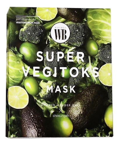 Mascarilla Facial Super Vegitoks Frutos Verdes