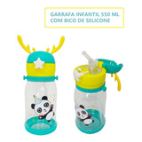  Art House Squeeze Garrafa De Plástico 550ml Cor Verde