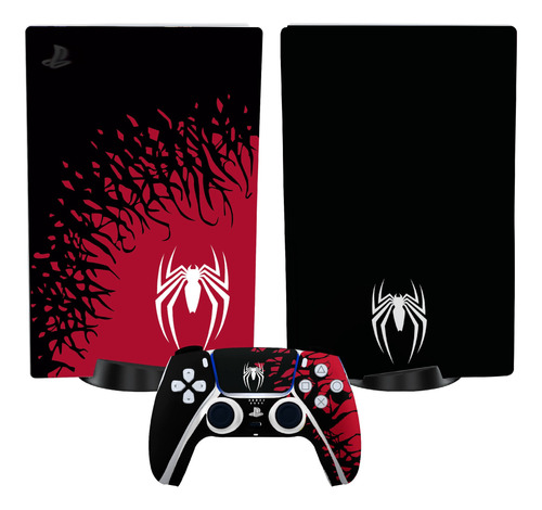Skin Compatible Con Consola Ps5 Spideer
