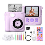 Instant Print Camera For Kids - 2.4  Hd 1080p - With 32gb...