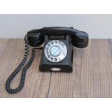 Precioso Telefono Antiguo Sueco Ericsson Negro De Bakelita