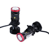 Faros Led For Automóvil Lente Doble H4 Retrofit Luz Lejana