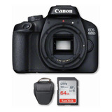 Canon 4000d Sólo Cuerpo + Memoria 64gb De 100mb/s + Bolso