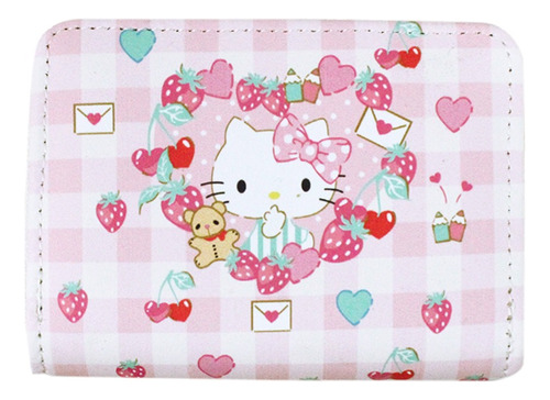 Cartera Tarjetero Hello Kitty Con Cierre Kawaii Dif. Modelos