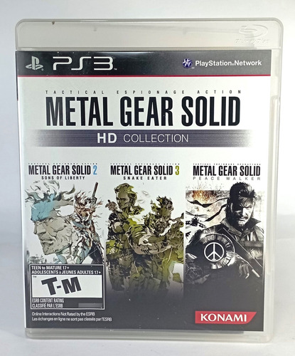 Metal Gear Solid Hd Collection Ps3