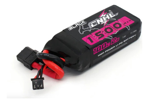 Cnhl Black Bateria Lipo Series 1500mah 7.4v 2s 100c Xt60