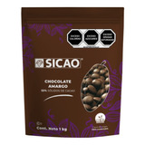 Chocolate Amargo 52% Para Derretir Sicao 1 Kg, Barry Calleba
