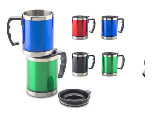 Mug Termico, Tazon Taza Acero Inox Para Te Cafe Ideal Ofi