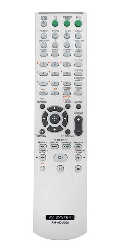 Control Remote Rm-adu005 Reemplazo Del Sistema Av Para Sony 