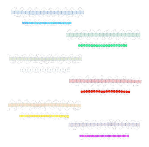 20 Modulos Led Encapsulado Redondo Plana Multiusos Colores F