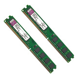 Kit 2 Memórias Ddr2 533mhz 2gb Lacrada Intel E Amd Pc2-4200