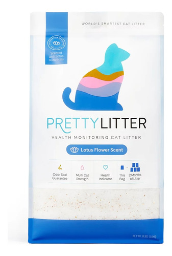 Arena Para Gato Pretty Litter 8 Lbs Escencia Flor De Lotto