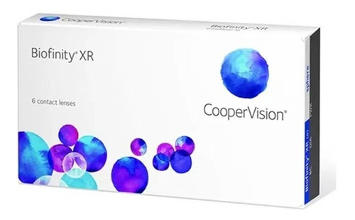 Lentes De Contato Incolor Biofinity Xr Grau Alto Cx 6 Lentes