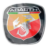 Emblema Badge Em Metal Grade Fiat Punto Abarth Aço Inox