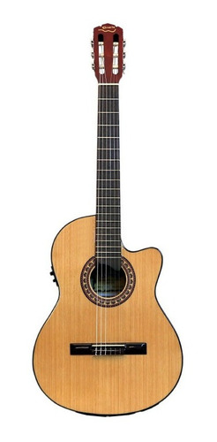 Guitarra Criolla Clasica Gracia M10 Con Corte Sin Eq Cuo