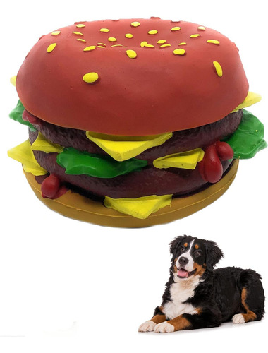 Juguete Para Perros Con Hamburguesa Con Queso Xl - Juguete P