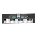 Piano Eléctrico Infantil Mini De 61 Teclas Negro Multifuncio