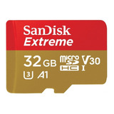 Memoria Micro Sdhc Sandisk Extreme 32gb Sdsqxaf-032g-gn6aa