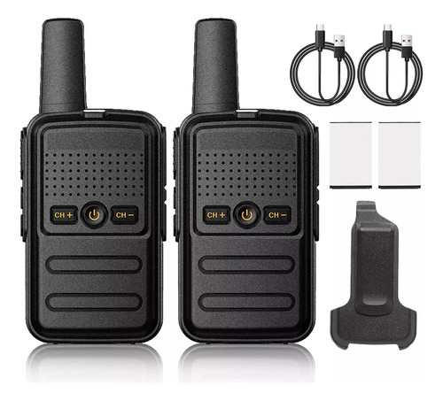 2 Radios Walkie Talkie Usb Recargable 16 Canale Mini 5km