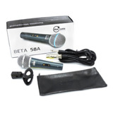 Microfone Beta 58 A Star Cable C/ Capsula Especial
