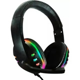 Diadema Gamer Rgb Con Micrófono Hd Luz Led Auriculares Juego