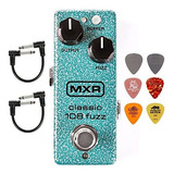 Paquete De Pedales De Efectos Mxr M296 Classic 108 Fuzz Con