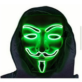 Máscara Anonymous Venganza V D Vendetta Jabbawockeez Con Led