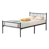 Cama Individual Negro ( Sin Colchón, 197x99cm ) Homemake Furniture