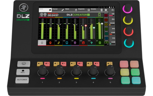 Mezclador Digital Compacto De 6 Canales Mackie Dlz Creator X