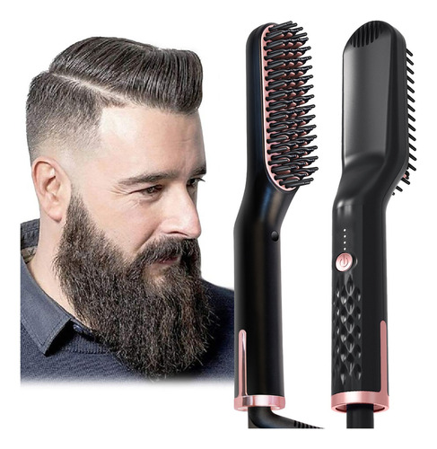 2024 Plancha De Pelo Peine Ptc Calentador Barba Plancha Br