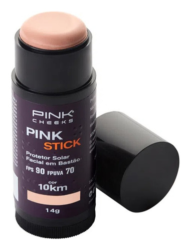 Pink Cheeks Protetor Solar Facial Pink Stick Fps 90 Cor 10km