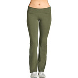 Pantalón Largo Para Mujer Legging De Yoga Fitness Acampanado