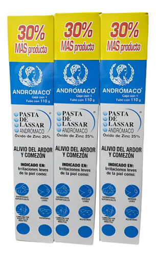 Pasta Andrómaco Pasta De Lasssar 110 G Pack X 3