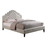 Homelife Cama De Plataforma Alta  E Classics 51 Con Cab...