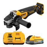 Esmeril Angular Inalambrico Dewalt +bateria Powerstack 5ah