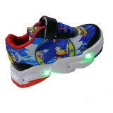 Zapatos De Sonic Con Luz O Luces Para Niño