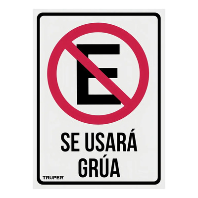Letrero No Estacionarse 25x34 Cm Truper Poliestireno Exterior | MercadoLibre