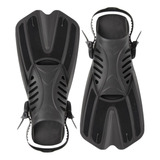 2x Equipo De Aletas De Buceo Flexibles Negro Grande Xl