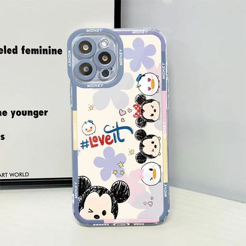 Funda De Teléfono Winnie Mickey Mouse 2 Para iPhone 12 13 Pr