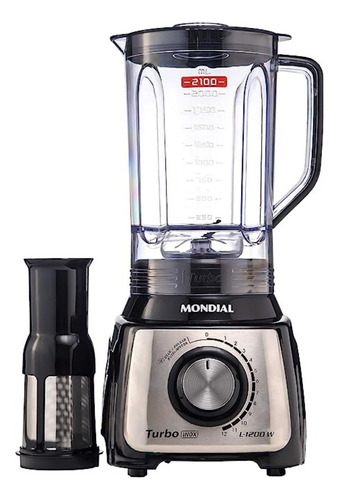 Mais Vendido Liquidificador Mondial Turbo Inox 3l 1200w 