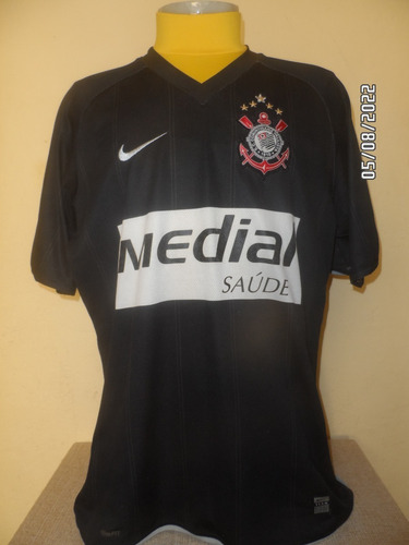 Camisa Do Corinthians 2008 Preta N#10 Cod-98956
