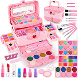 Kit De Maquillaje Para Niñas Con Estuche De Cosméticos