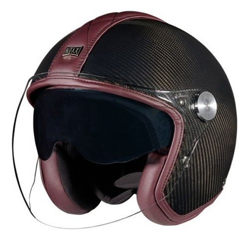 Casco Abierto Retro Nexx X.g20 Cult Fibra Carbon Moteros