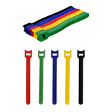Cintas Velcro Organizador Amarra Cables X50 Und Multicolor