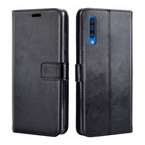 Funda De Cuero Flip Para Samsung Galaxy A30s Mobilehut