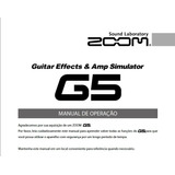 Manual Zoom G5 Português