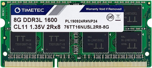 Memoria Ram Timetec Hynix Para Mac 8gb Ddr3l 1600mhz