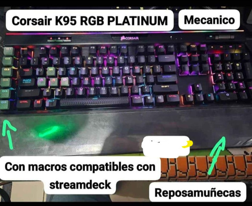 Teclado Mecanico Corsair K95 Rgb Platinum