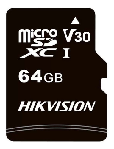 Cartão De Memória Hikvision 64gb Microsd C1 Series