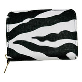 Carteira: Porta Cartão Animal Print (preto E Branco - Zebra)